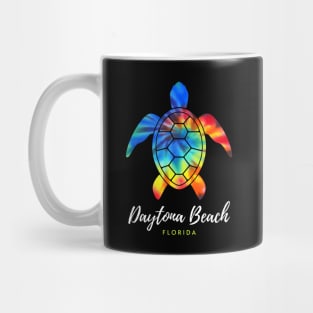 Daytona Beach Florida Sea Turtle Conservation Tie Dye Mug